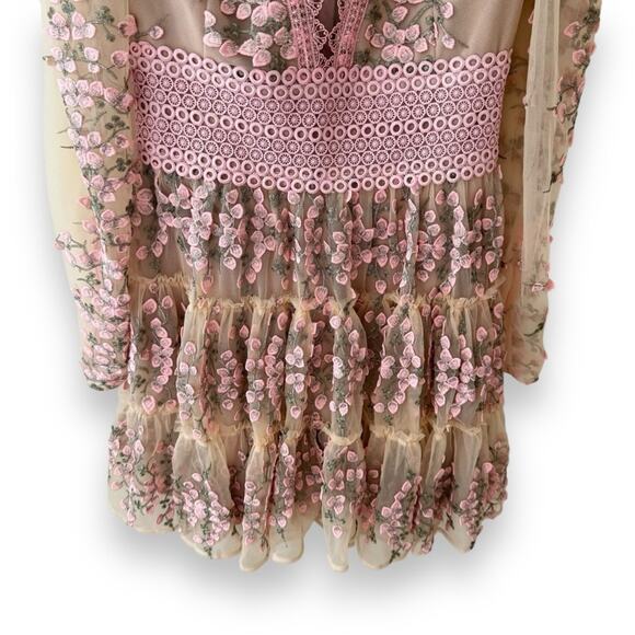 Bronx and Banco Megan Mini Dress in Rose Pink Medium (6 US) Women’s - Picture 4 of 12